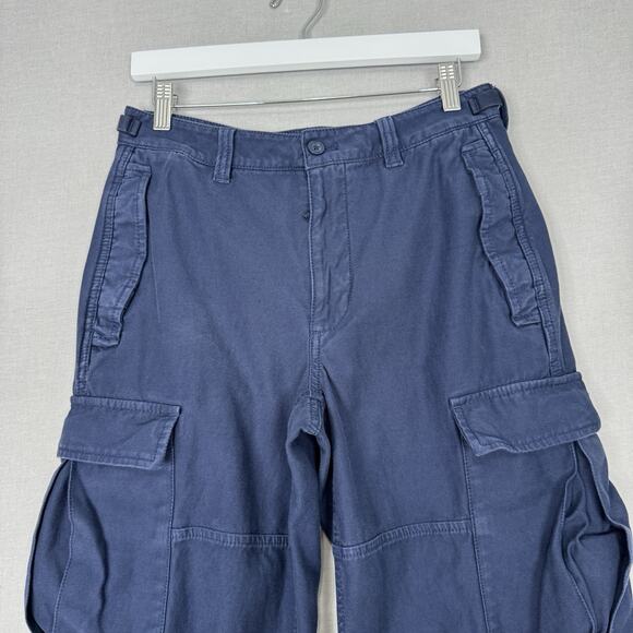 Tna Aritzia Womens Pants 6 Blue Surplus Division Cargo Baggy Gorpcore Streetwear - Picture 2 of 16